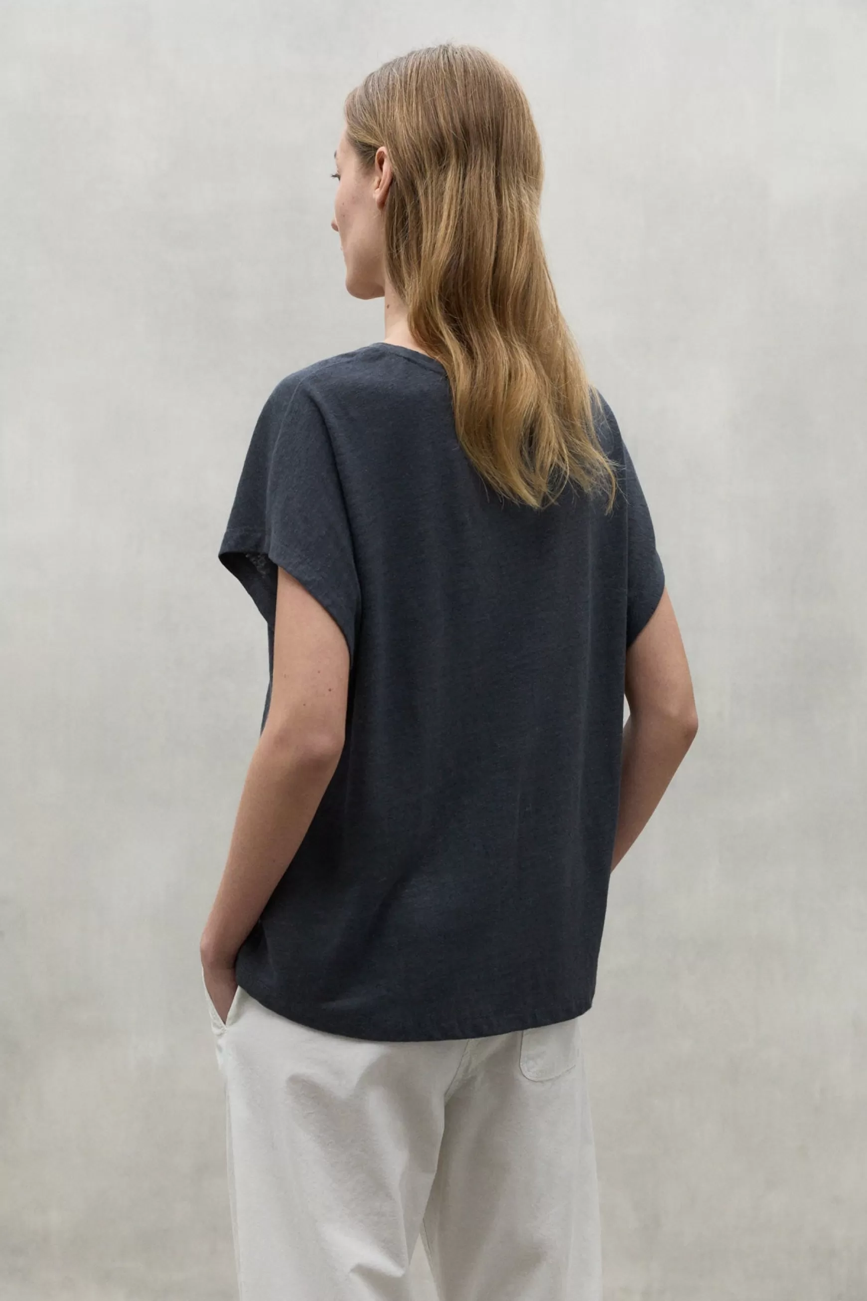 Discount ARENDAL LINEN T-SHIRT Mujer Camisetas