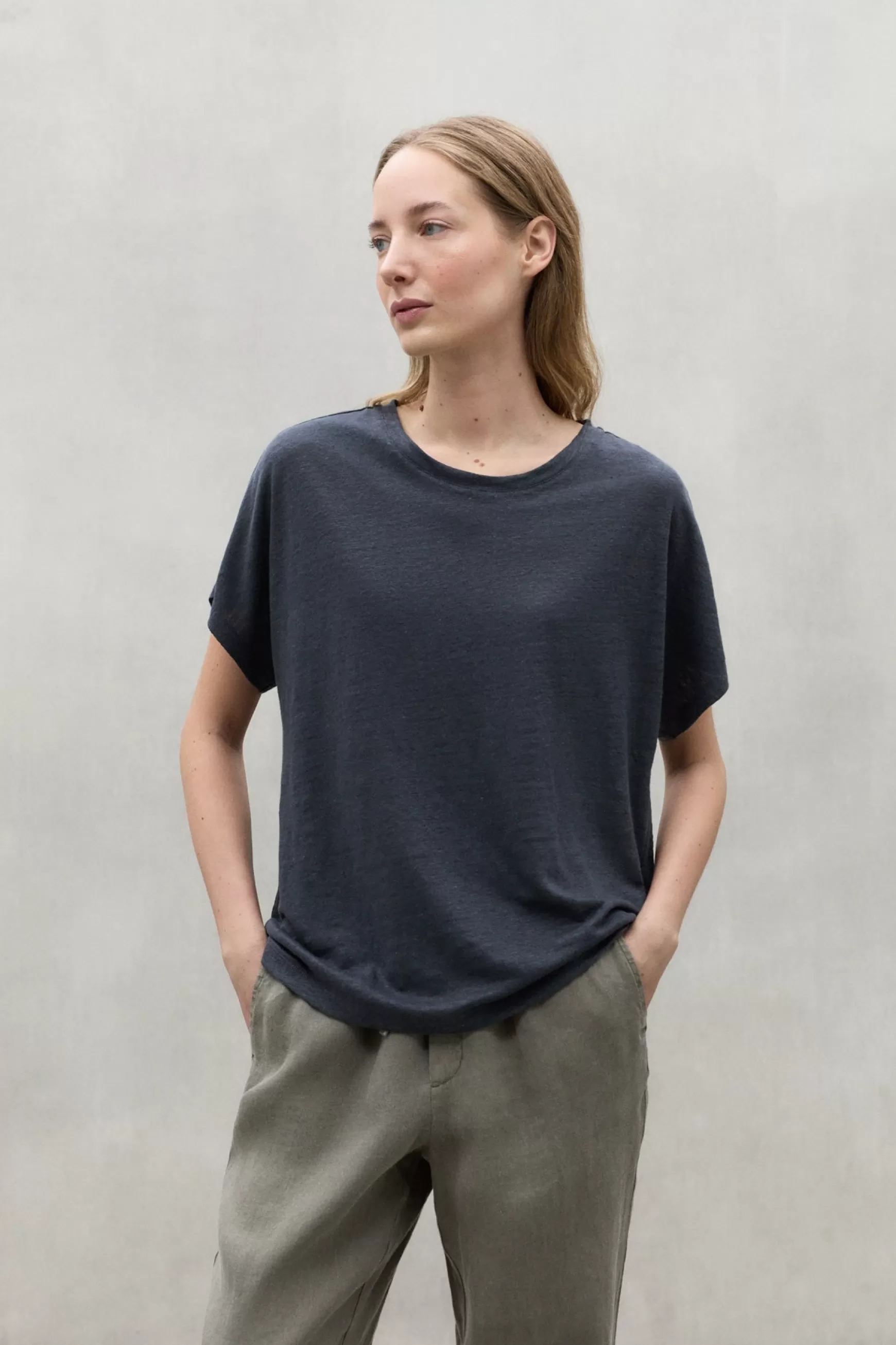 Discount BOD LINEN T-SHIRT Mujer Camisetas