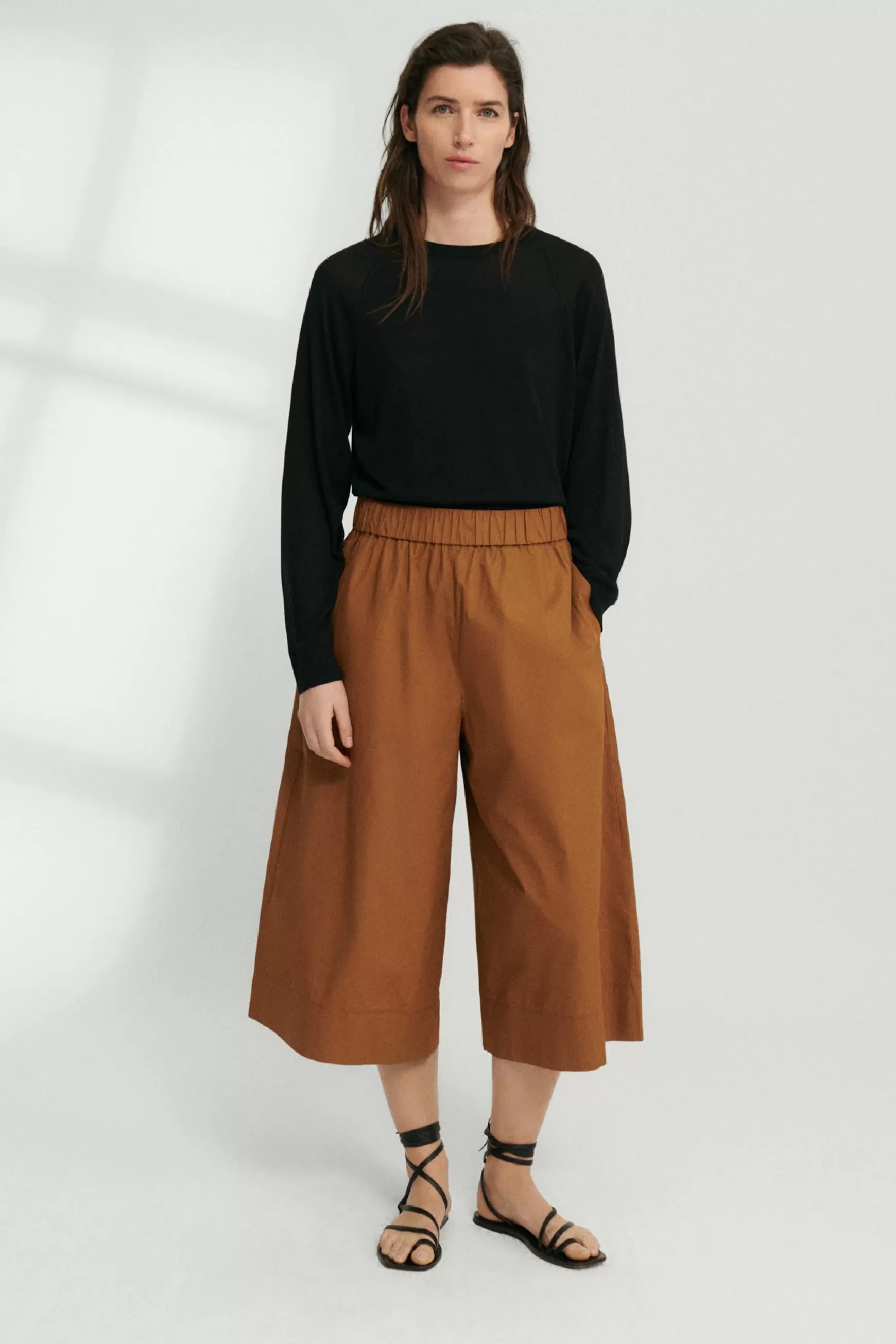 Sale CLAVEL TROUSERS BROWN Mujer Pantalones