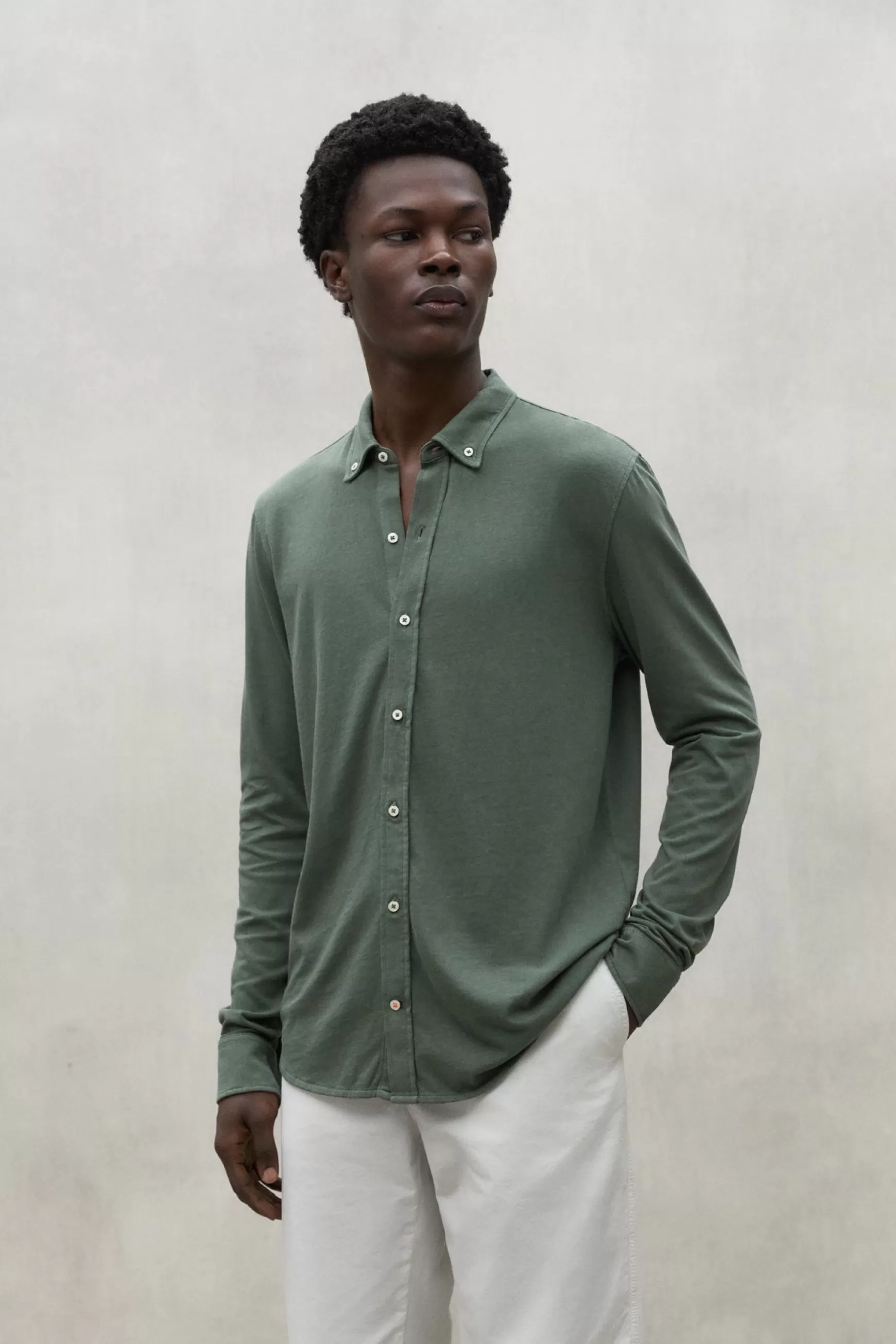 Online GREEN MOLE SHIRT Hombre Camisas