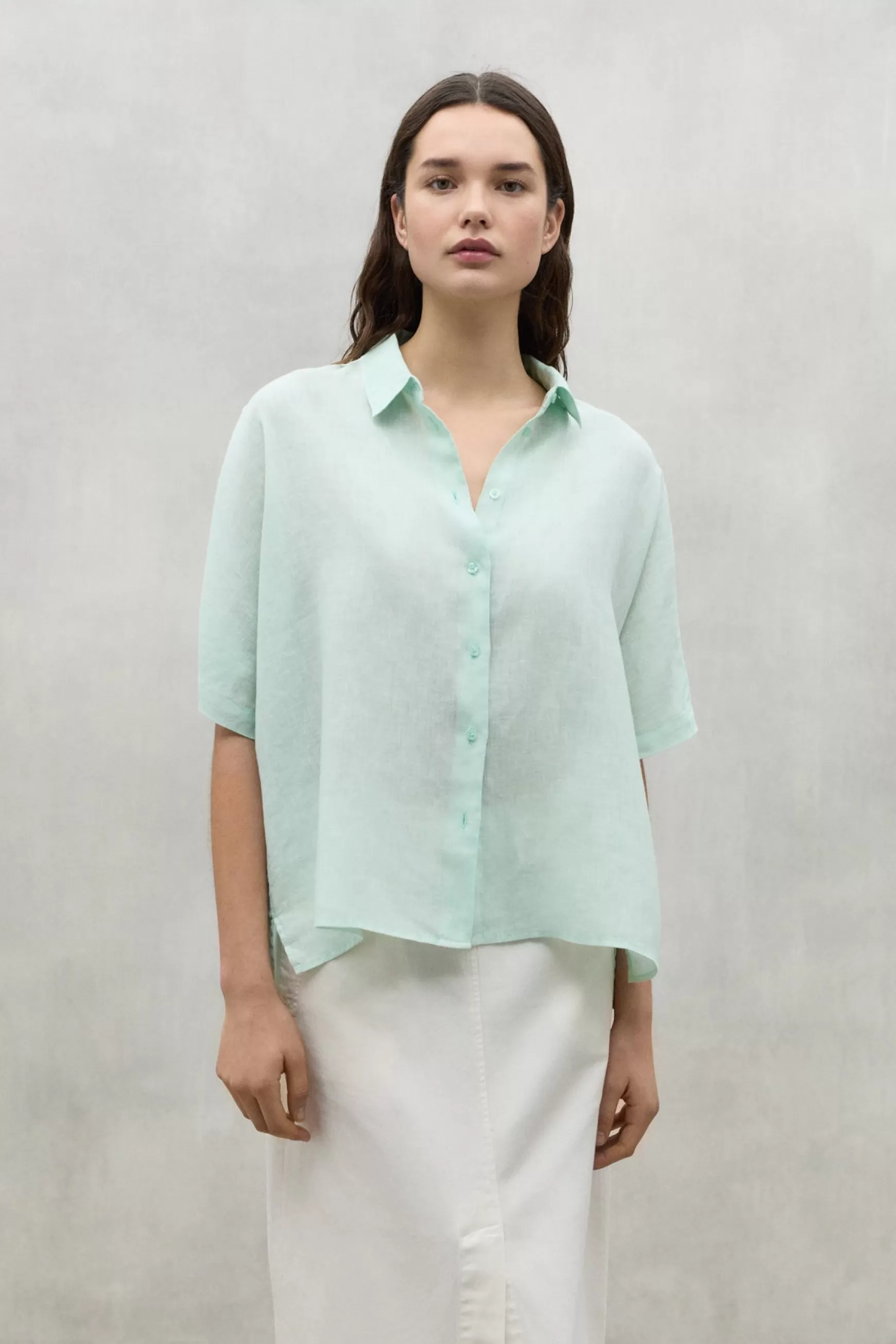 Clearance MELANIA LINEN SHIRT Mujer Camisas