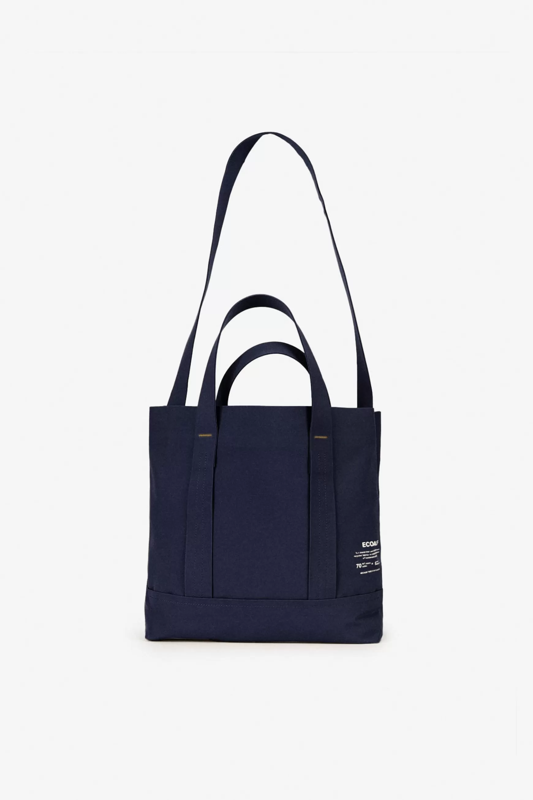 Hot NAVY BLUE BONDED SHOPPER M Mujer Bolsos