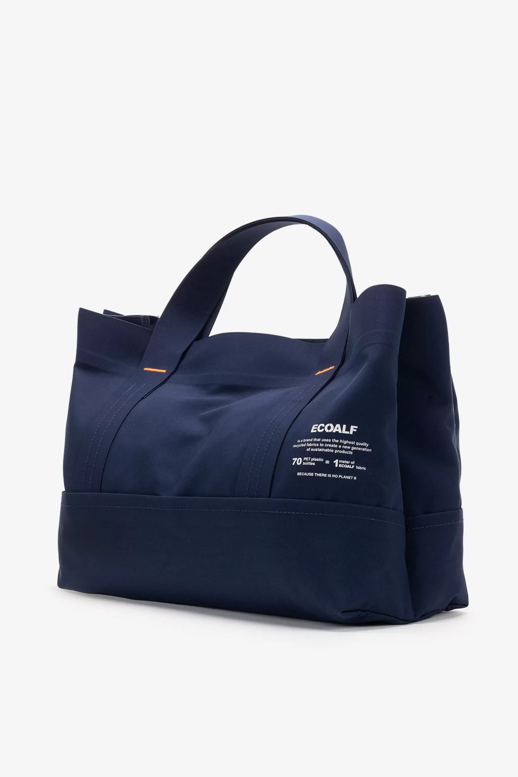 Sale NAVY BLUE BONDED  TOTE BAG Mujer Bolsos