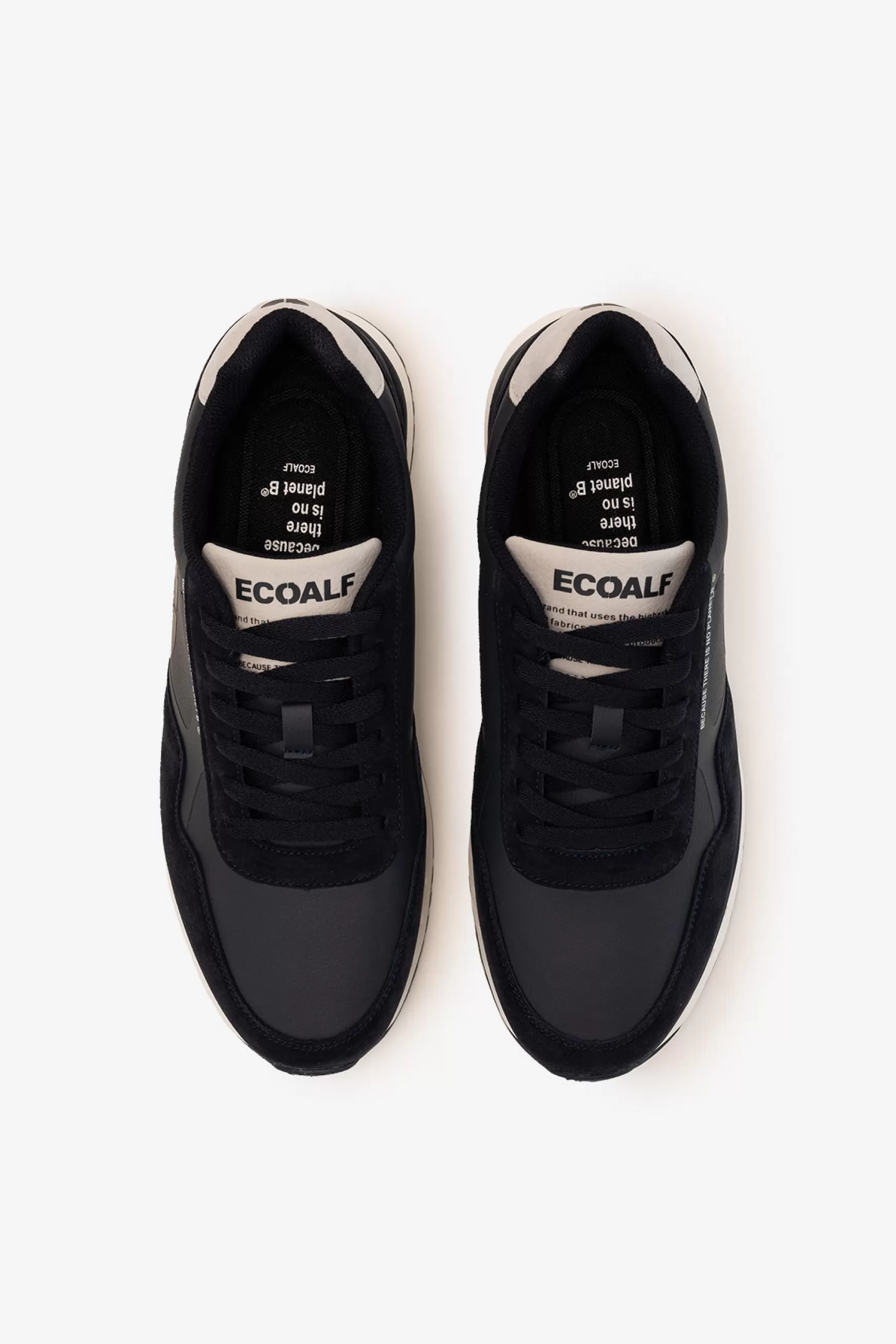 Online NAVY BLUE SICILIA VEGAN LEATHER TRAINERS Hombre Zapatillas