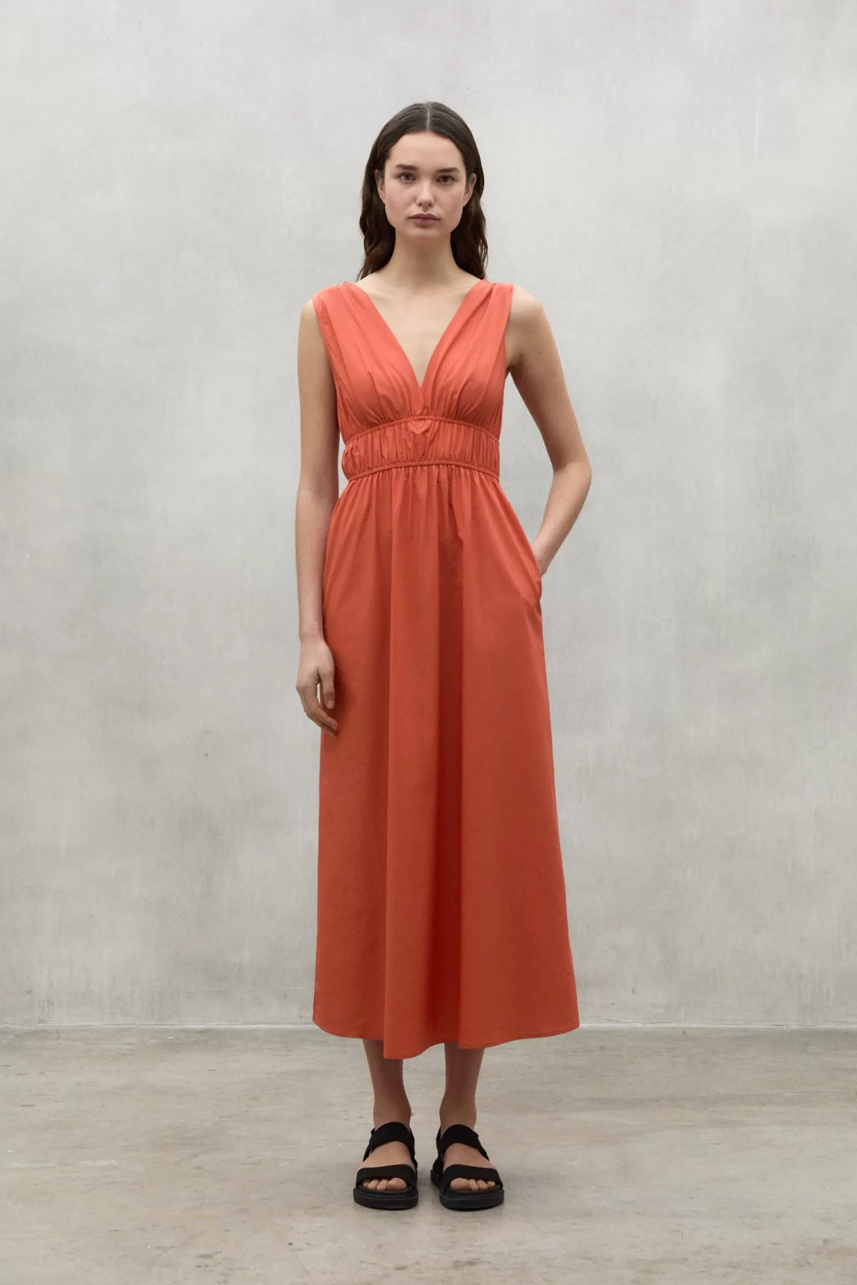 Store ORANGE BORNITE DRESS Mujer Vestidos y Faldas