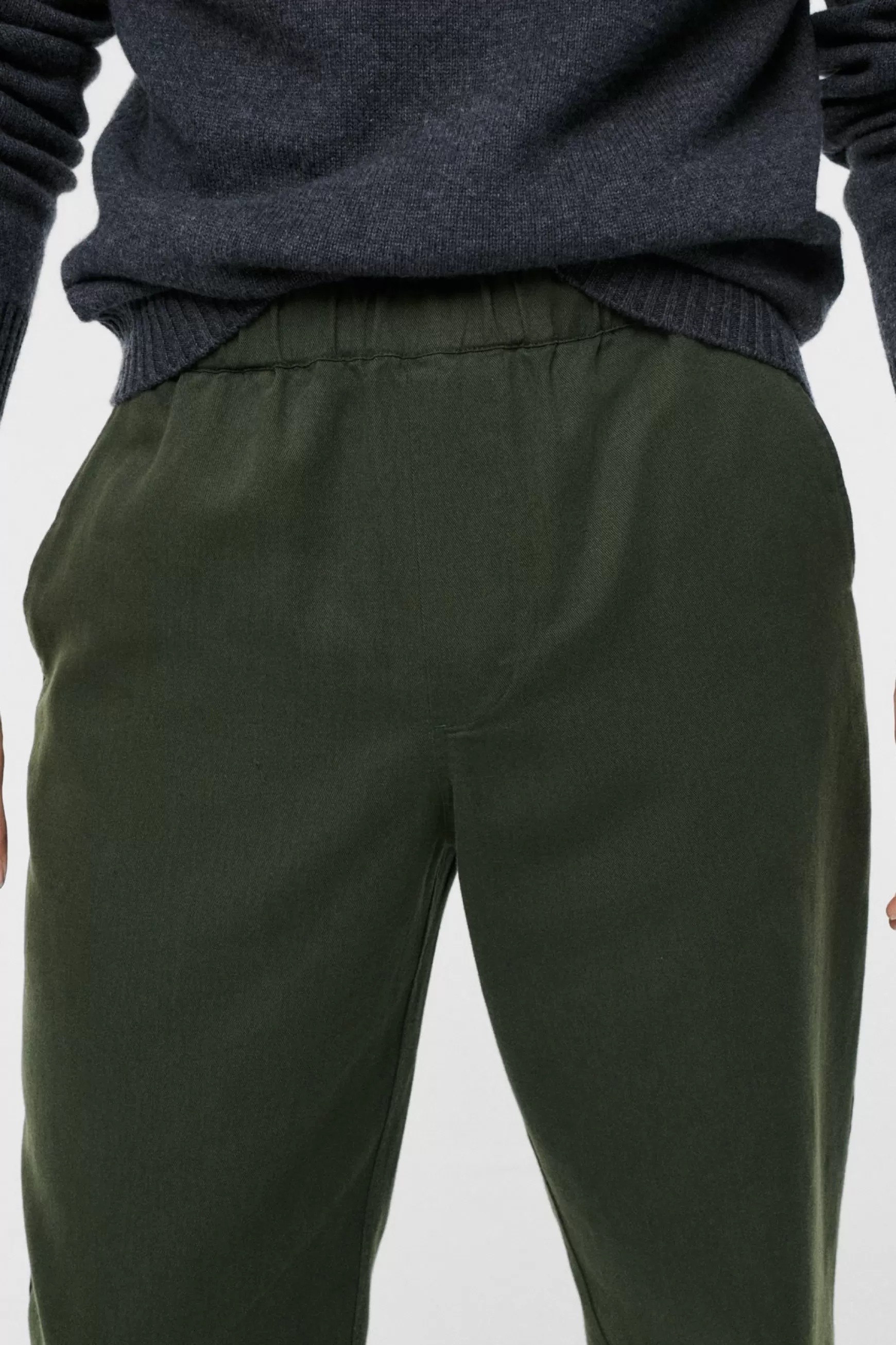 New PANTALONES GINA VERDES Hombre Pantalones