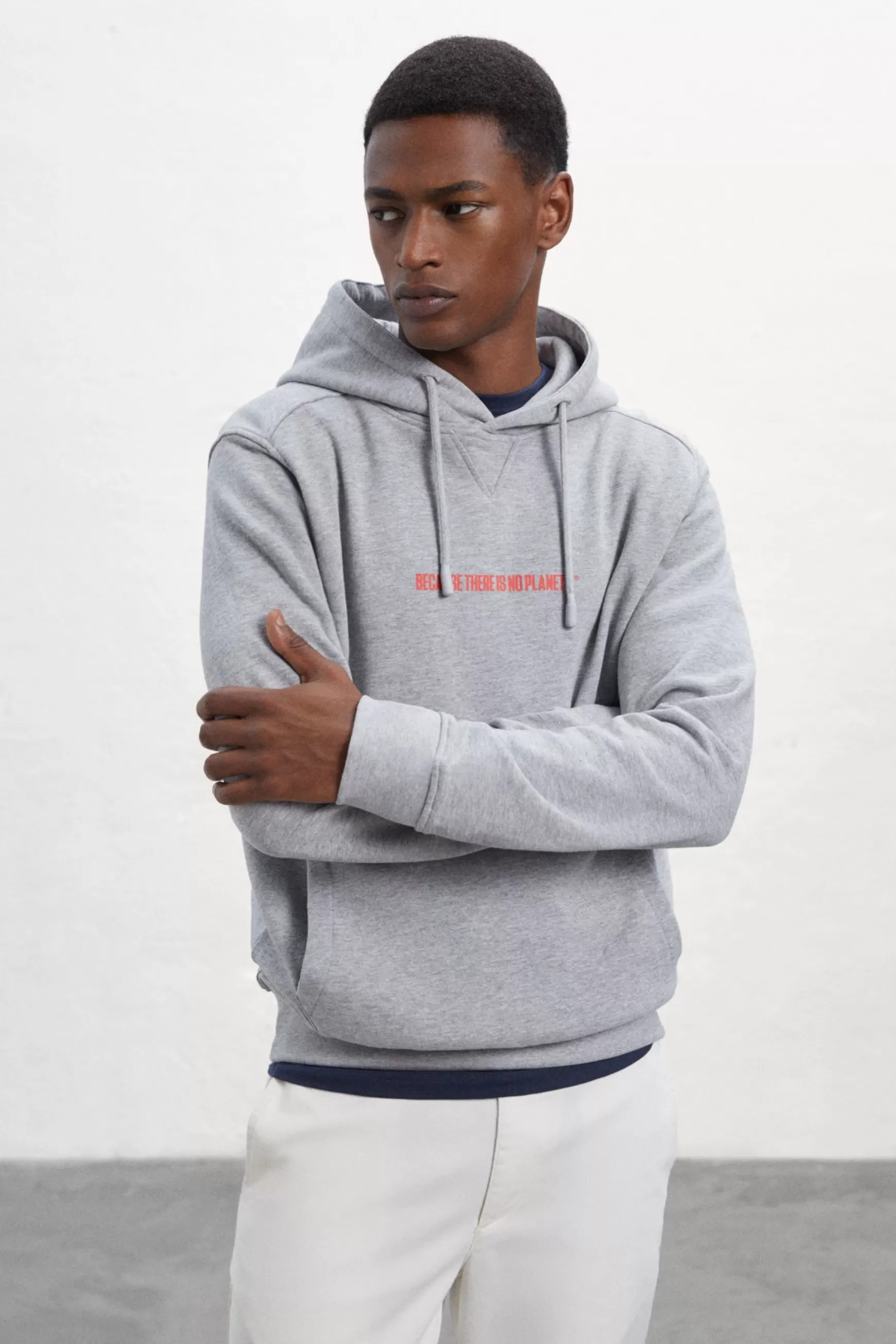 Hot SUDADERA BARCA GRIS Hombre Sudaderas