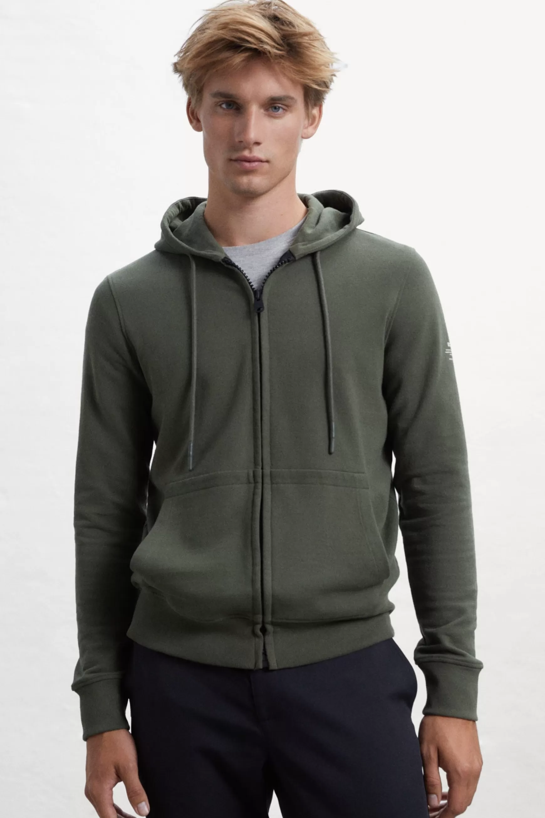 Cheap SUDADERA RENA VERDE Hombre Sudaderas