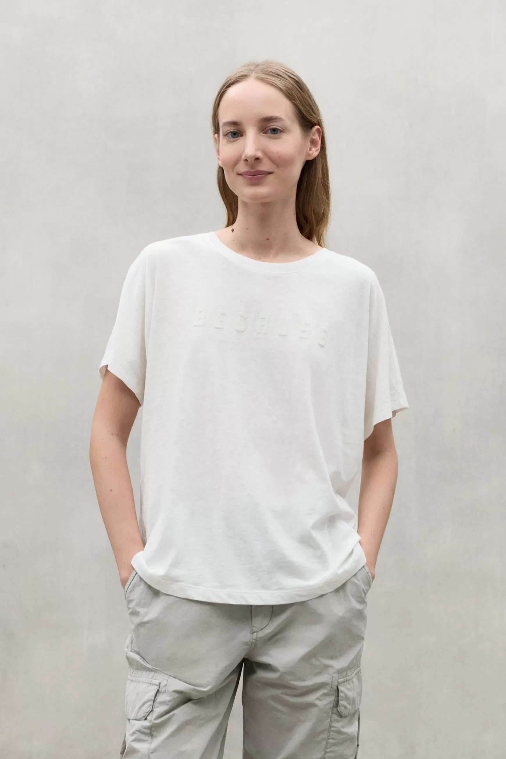 Cheap WHITE KEMI T-SHIRT Mujer Camisetas